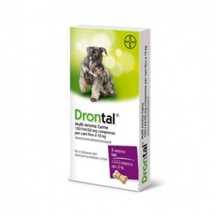 Drontal Multi Aroma Carne per Cani - 6 Compresse