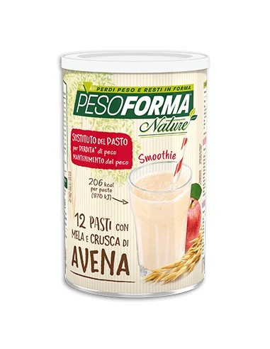 Smoothie con Mela e Crusca di Avena Pesoforma Nature