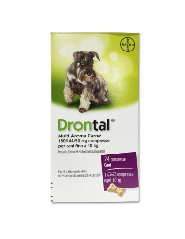 Drontal Multi Aroma Carne per Cani - 24 Compresse