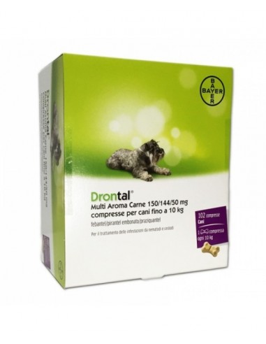 Drontal Multi Aroma Carne per Cani - 102 Compresse