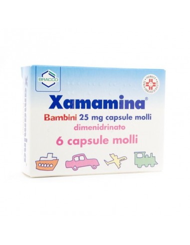 Xamamina Bambini 25 mg - 6 Capsule Molli