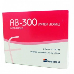 AB 300 Lavanda Vaginale Acido Borico - 5 Flaconi