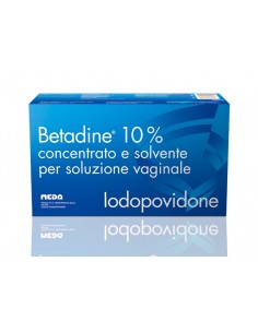 Betadine 10% Soluzione Vaginale Concentrato e Solvente