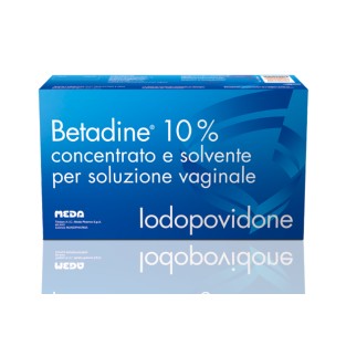 Betadine 10% Soluzione Vaginale Concentrato e Solvente