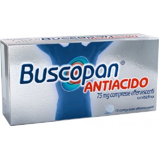Buscopan Antiacido 20 mg Ranitidina - 10 Compresse Effervescenti