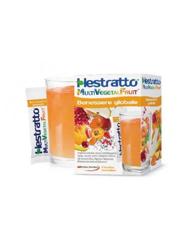 Hestratto Multi Vegetal Fruit Benessere Globale - 8 Bustine Monodose