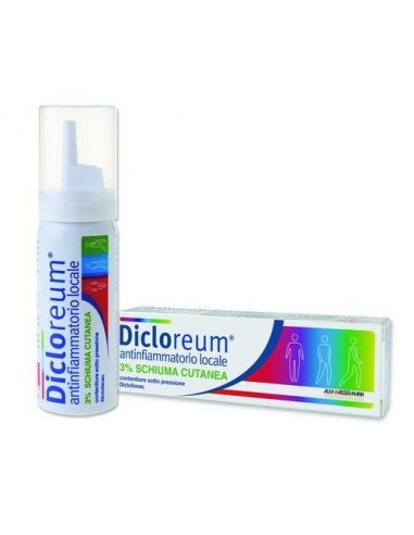 Dicloreum Antinfiammatorio Locale Schiuma 3% Diclofenac - Flacone 50 g