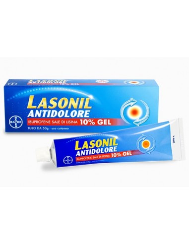 Lasonil Antidolore Ibuprofene Sale di Lisina 10% Gel - Tubo 50 g