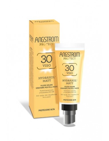 Angstrom Protect Fluido Solare Viso Hydraxol Matt SPF 30