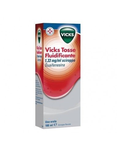 Vicks Tosse Fluidificante Sciroppo - Flacone 180 ml