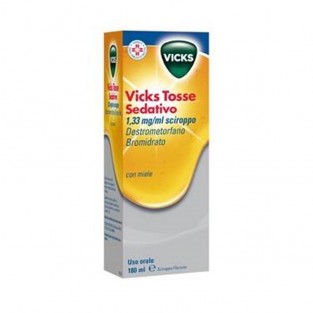 Vicks Tosse Sedativo Sciroppo con Miele - Flacone 180 ml