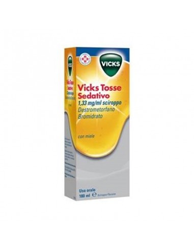 Vicks Tosse Sedativo Sciroppo con Miele - Flacone 180 ml