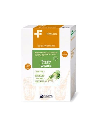 Zuppa al sapore di Verdure FarmaZero - 4 Buste