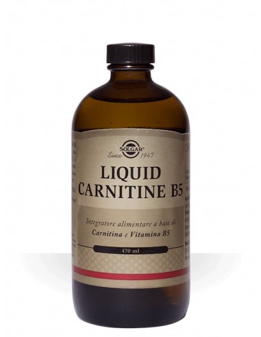 Liquid Carnitine B 5 Solgar da 470 ml