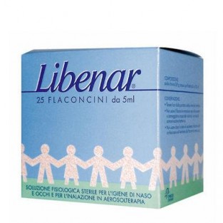 Libenar Soluzione Fisiologica - 25 Flaconcini da 5 ml