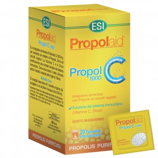 Propolaid Propol C 1000 mg Esi - 20 tavolette effervescenti