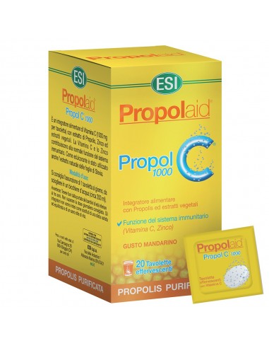 Propolaid Propol C 1000 mg Esi - 20 tavolette effervescenti