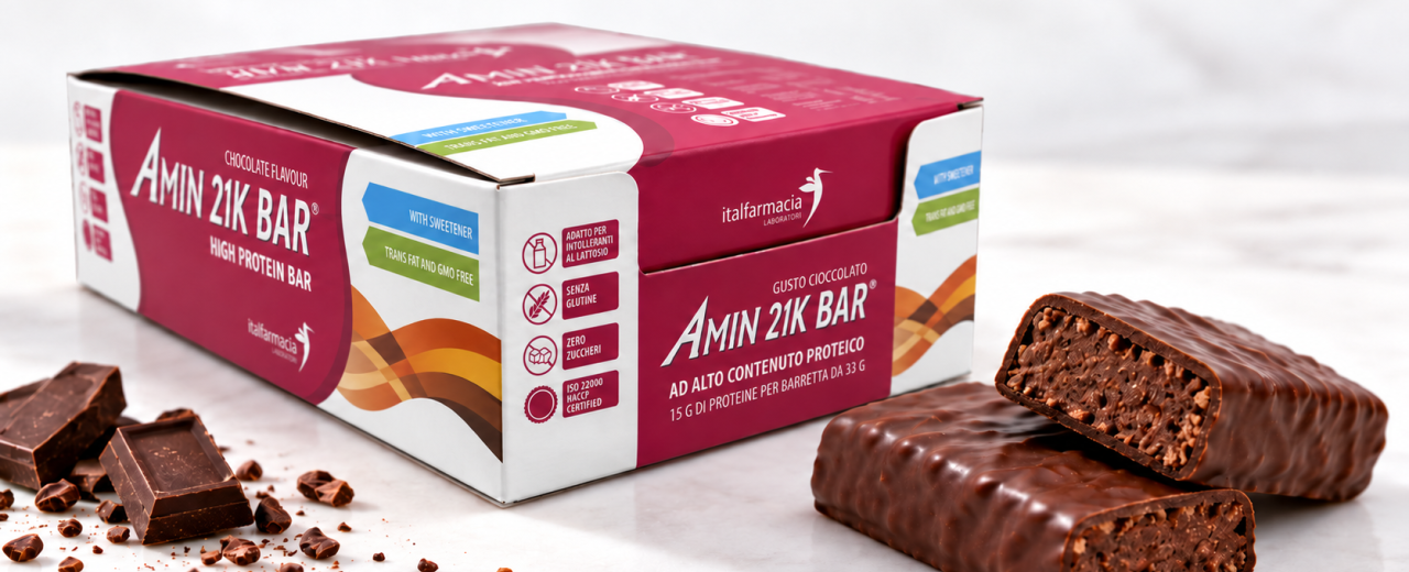 Amin 21 K Barrette al Cioccolato: caratteristiche, valori nutrizionali e quando consumarle
